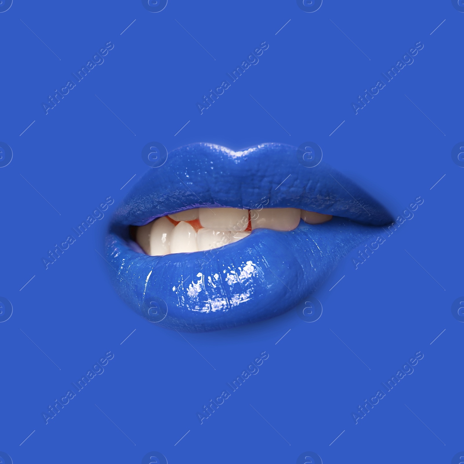 Woman's lips against background matching color of her lipstick Image of Woman's lips against background matching color of her lipstick