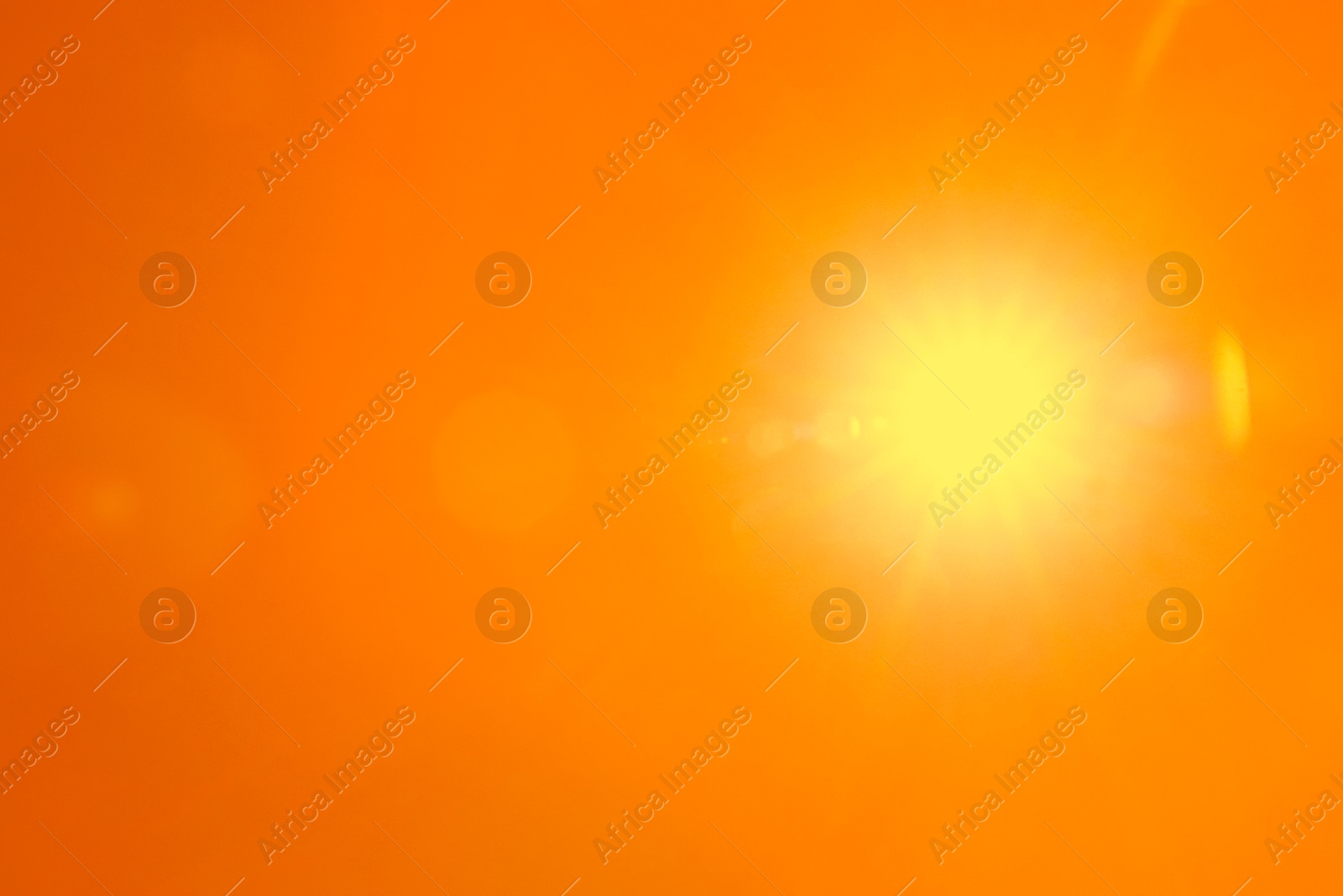 Bright sun in orange sky during hot summer weather Image of Bright sun in orange sky during hot summer weather