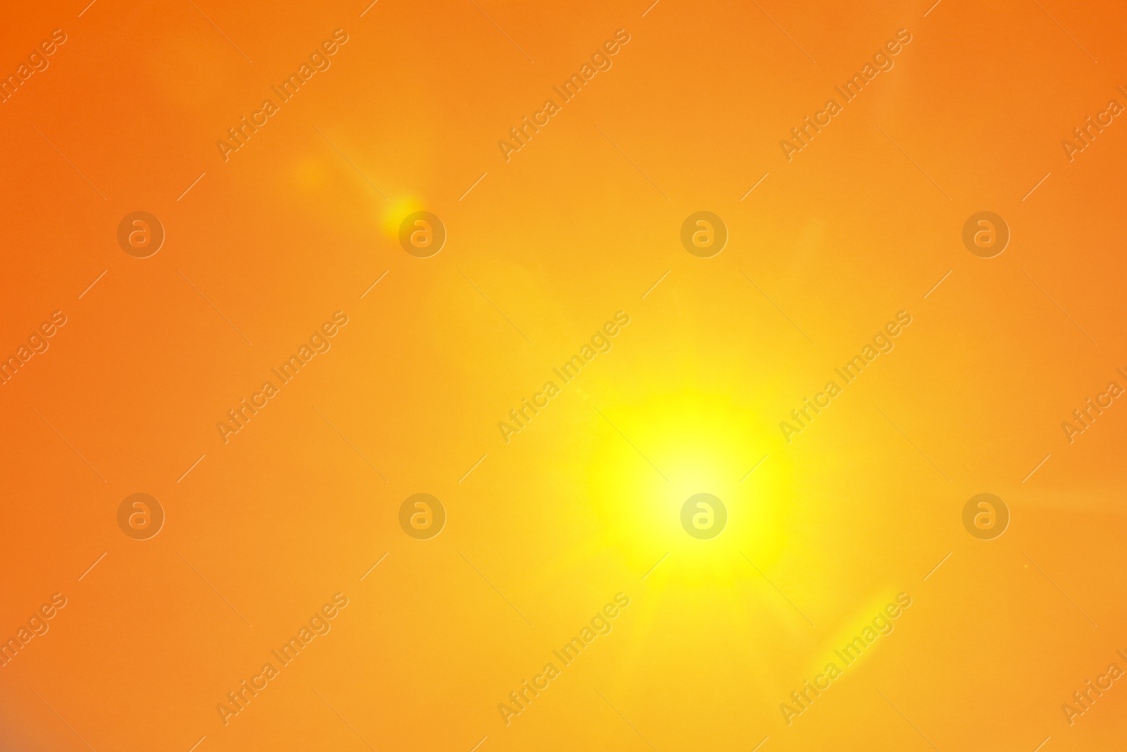 Bright sun in orange sky during hot summer weather Image of Bright sun in orange sky during hot summer weather