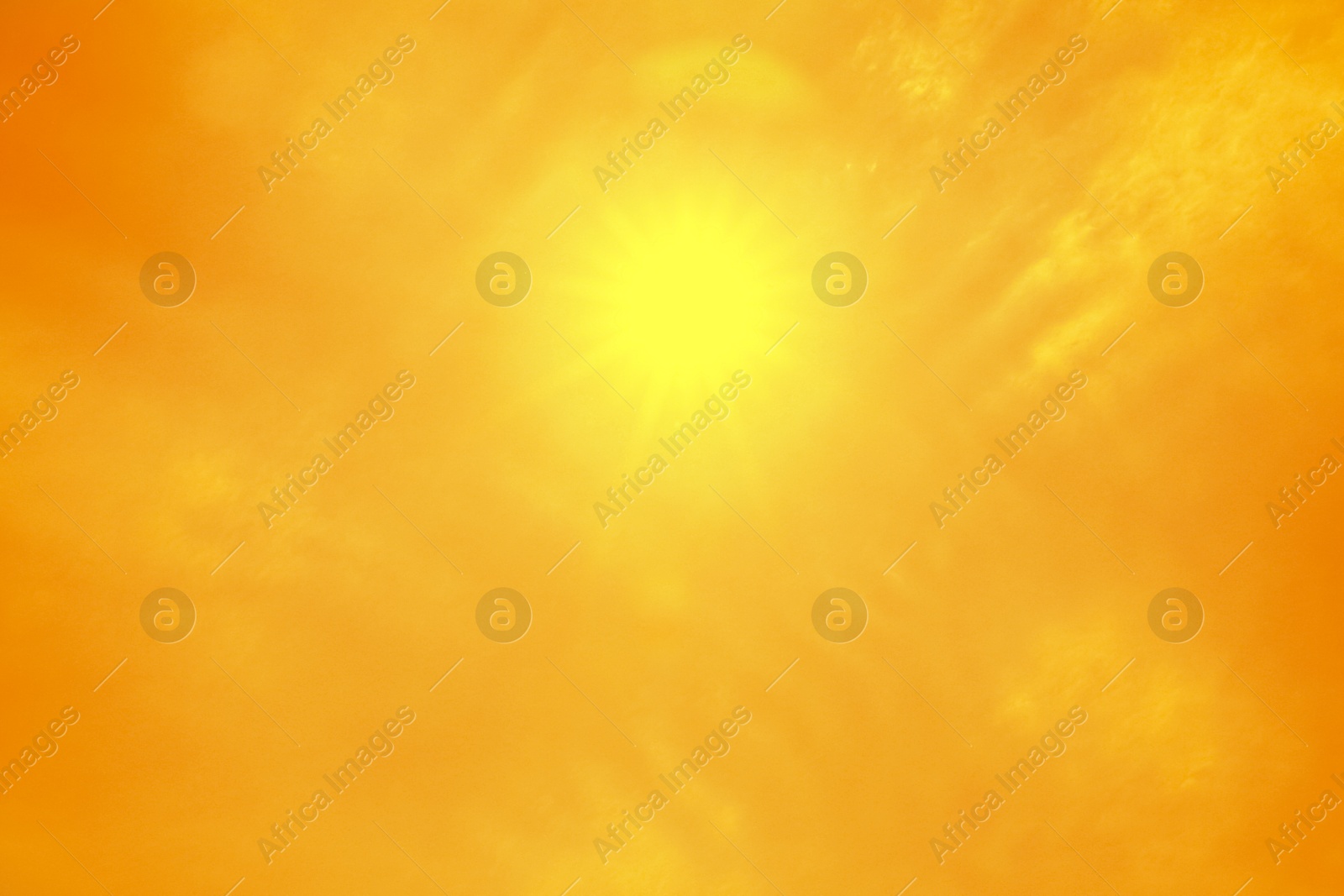 Bright sun in orange sky during hot summer weather Image of Bright sun in orange sky during hot summer weather