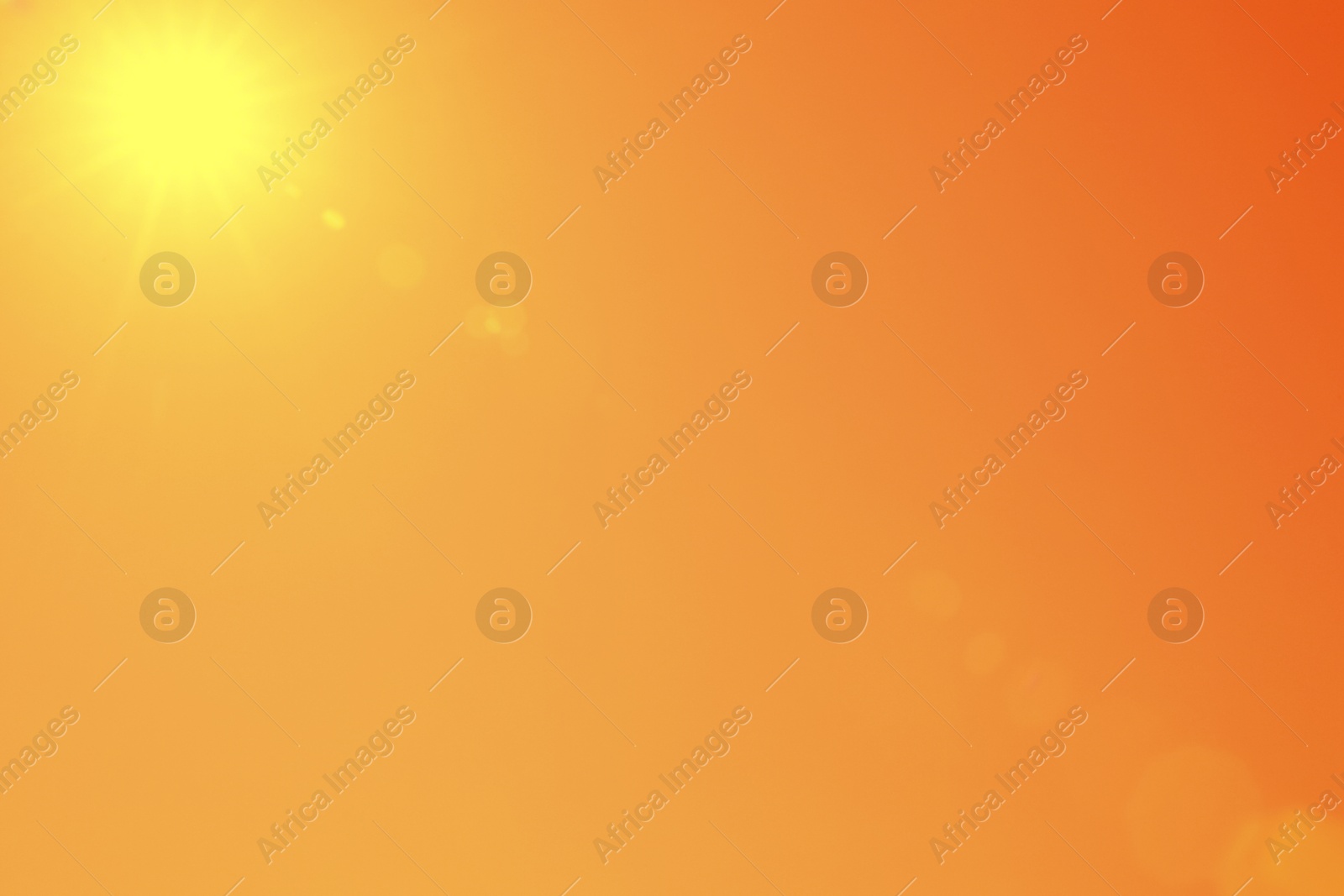 Bright sun in orange sky during hot summer weather Image of Bright sun in orange sky during hot summer weather