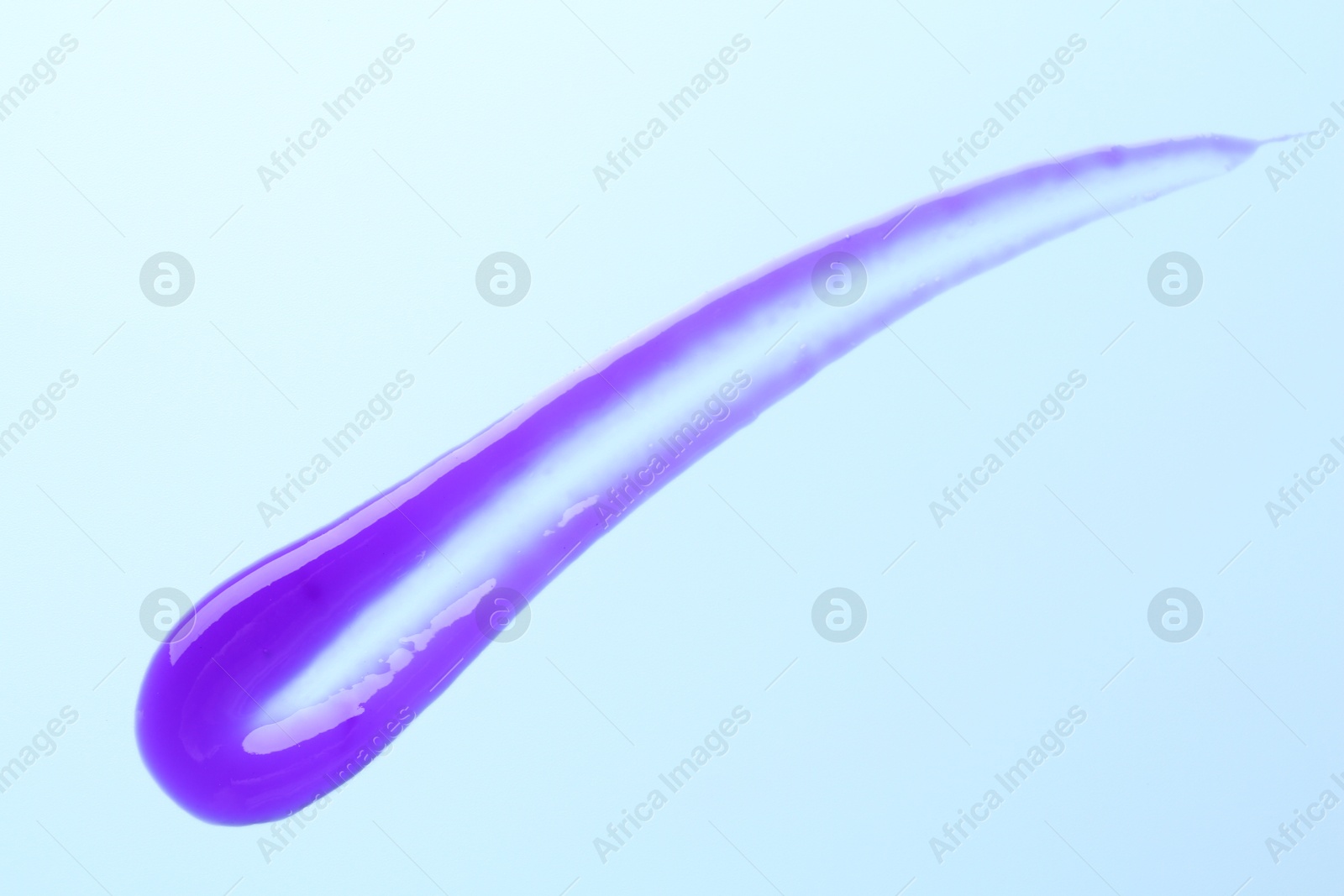 Sample of blonde hair care cosmetic product on light blue background, top view Photo of Sample of blonde hair care cosmetic product on light blue background, top view