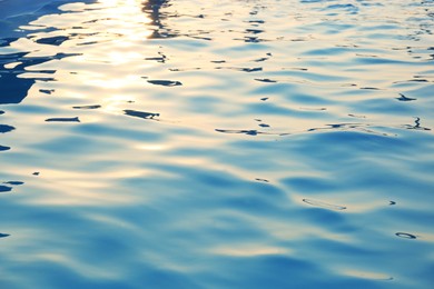 Photo of Closeup view of swimming pool as background