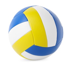 Photo of One volleyball ball isolated on white. Sports equipment