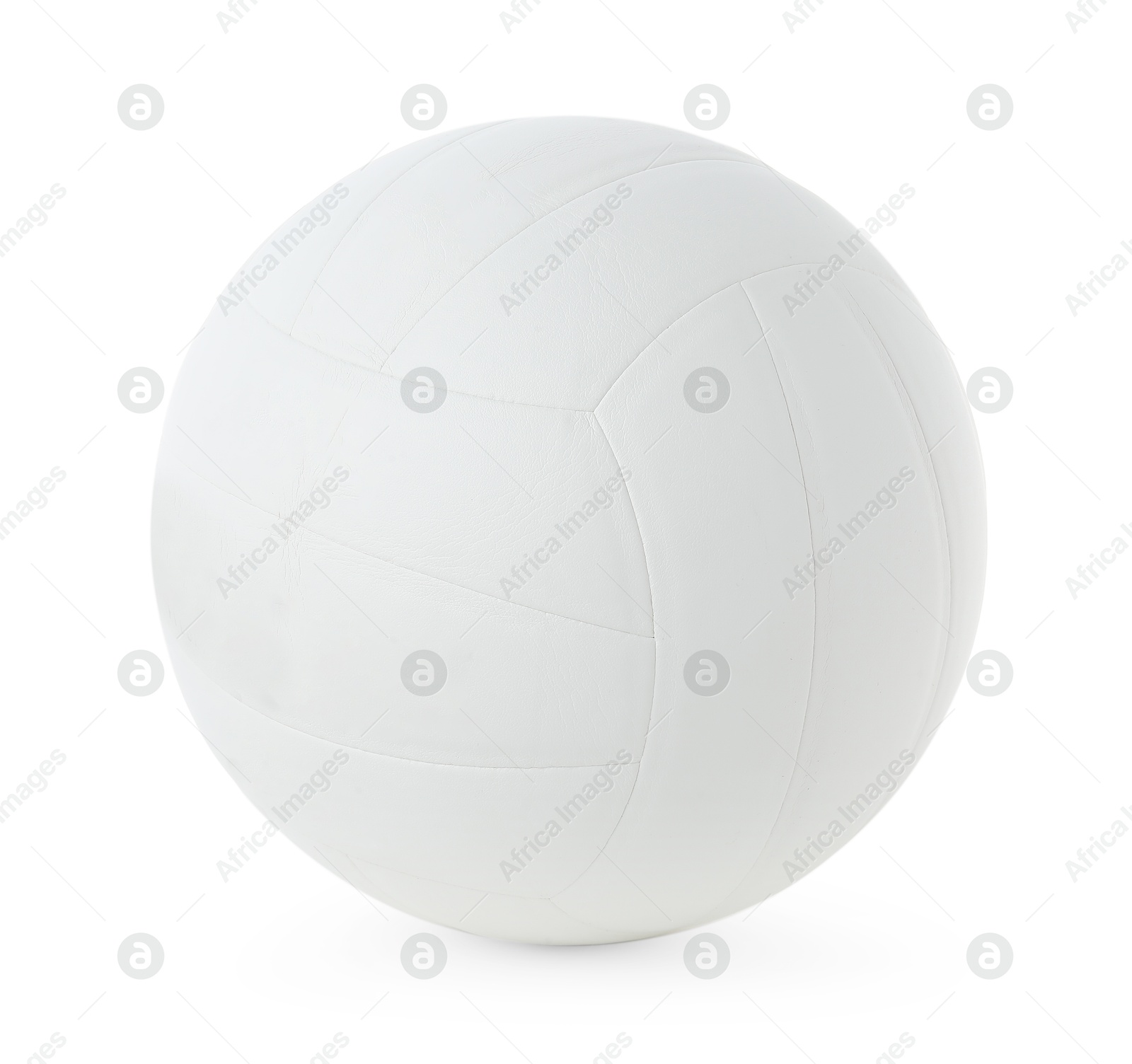 Photo of One volleyball ball isolated on white. Sports equipment
