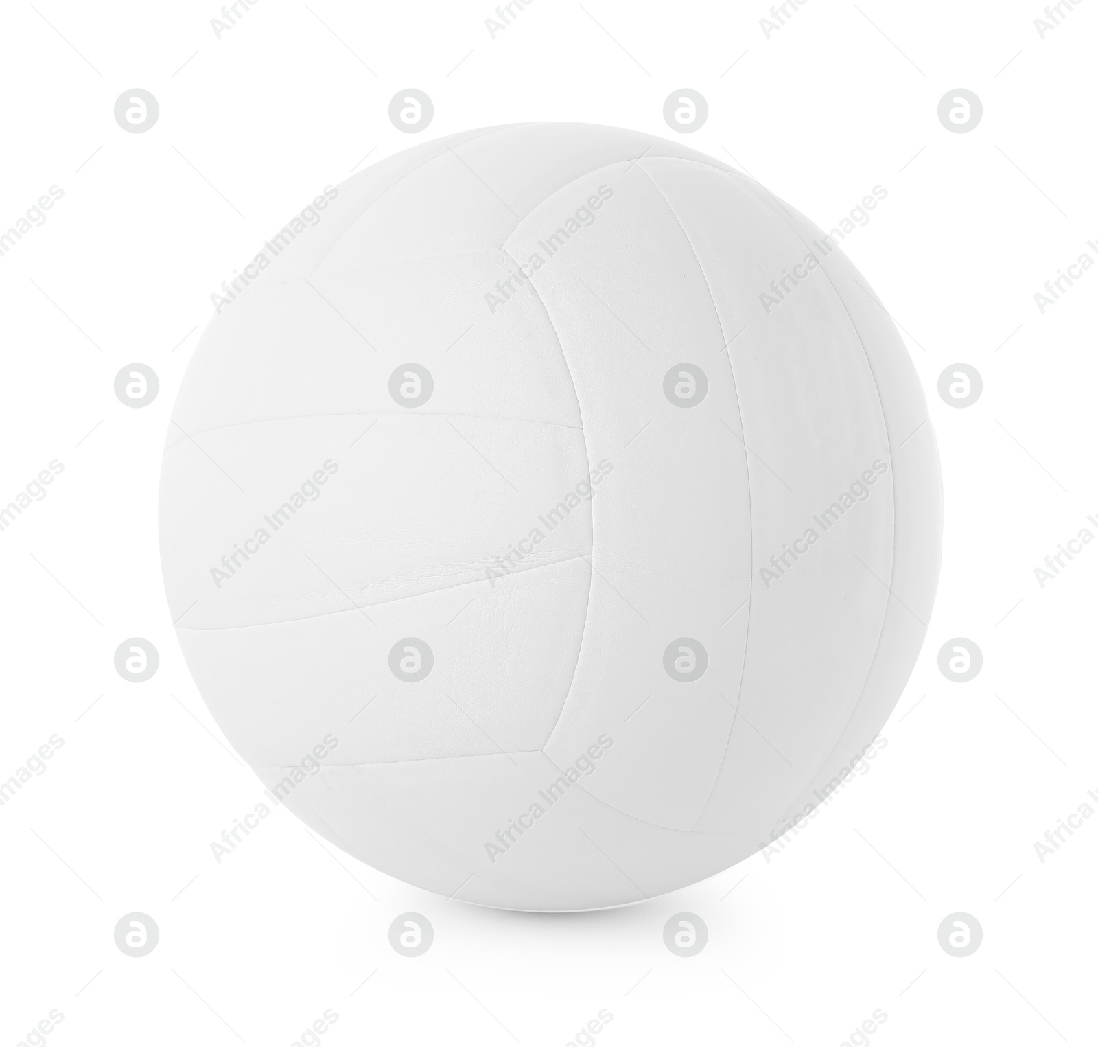 Photo of One volleyball ball isolated on white. Sports equipment