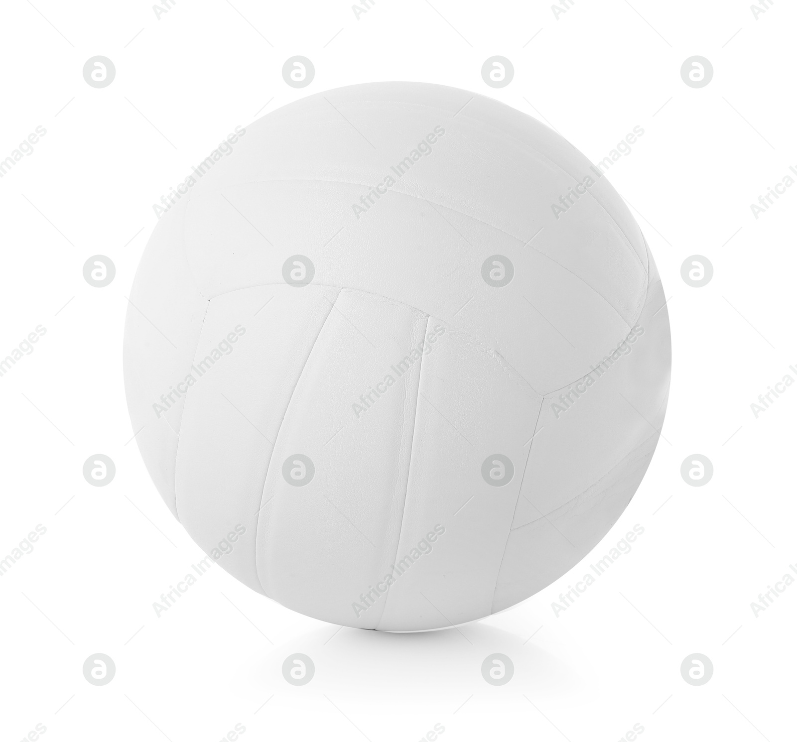 Photo of One volleyball ball isolated on white. Sports equipment