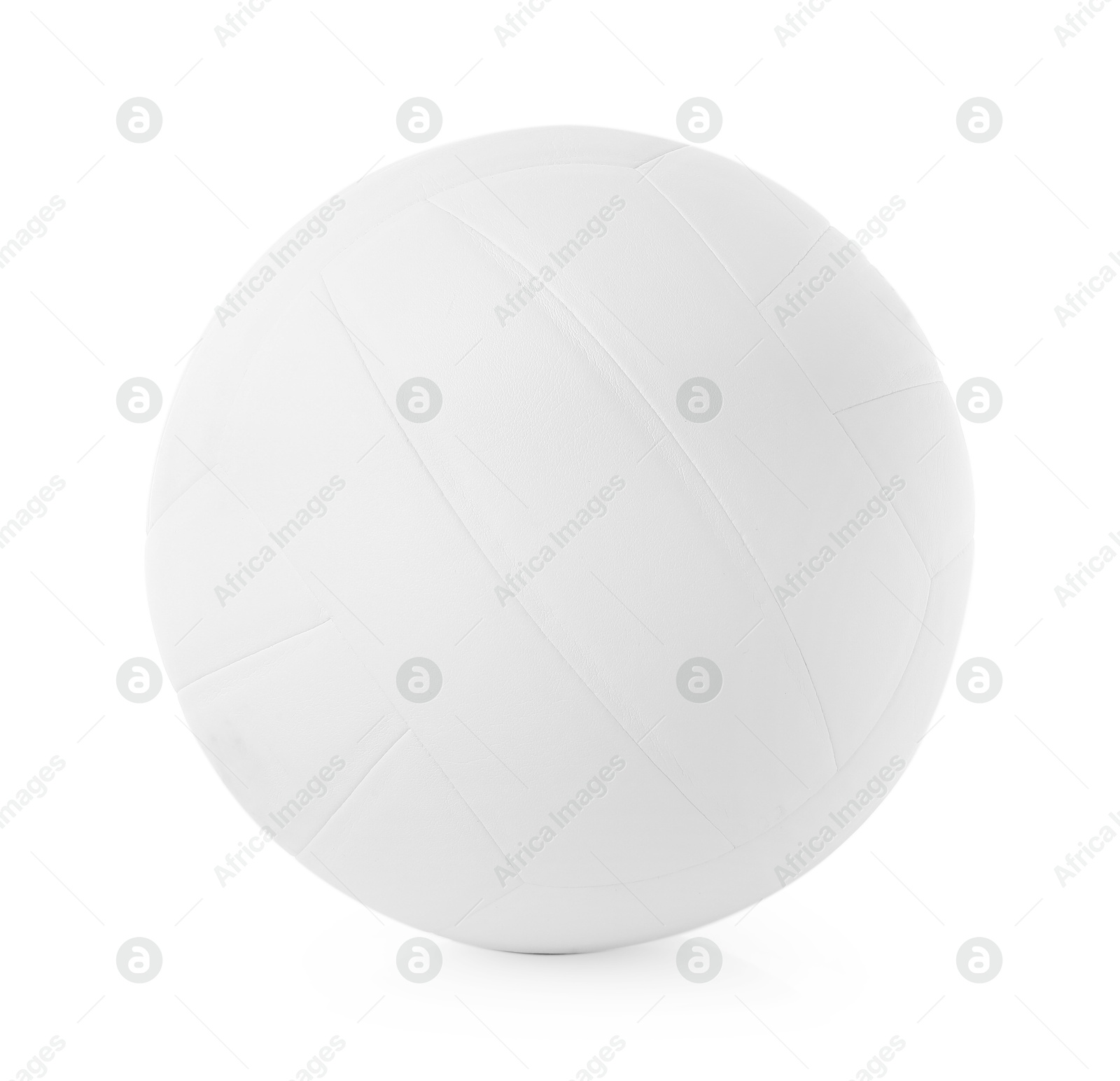 Photo of One volleyball ball isolated on white. Sports equipment