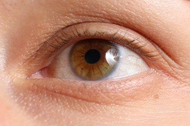 Photo of Closeup view of woman with beautiful eyes
