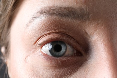 Photo of Closeup view of woman with beautiful eyes