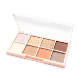 Photo of One beautiful eyeshadow palette isolated on white