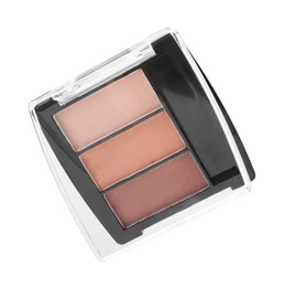 Photo of One beautiful eyebrow palette isolated on white