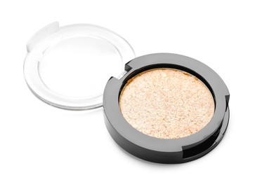 Photo of One beautiful eyeshadow pan isolated on white