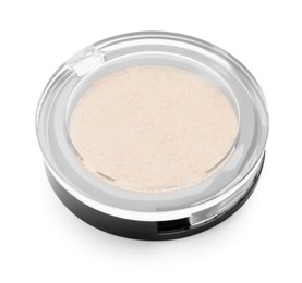 Photo of One beautiful eyeshadow pan isolated on white
