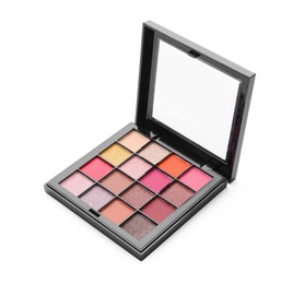 Photo of One beautiful eyeshadow palette isolated on white