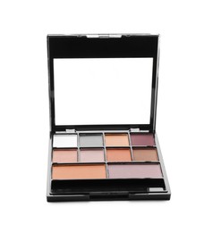 Photo of One beautiful eyeshadow palette isolated on white