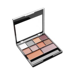 Photo of One beautiful eyeshadow palette isolated on white