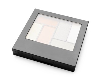 Photo of One beautiful eyeshadow palette isolated on white