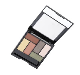 Photo of One beautiful eyeshadow palette isolated on white