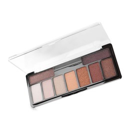 Photo of One beautiful eyeshadow palette isolated on white