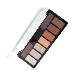 Photo of One beautiful eyeshadow palette isolated on white