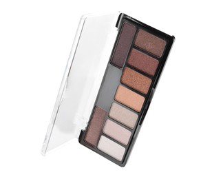 Photo of One beautiful eyeshadow palette isolated on white