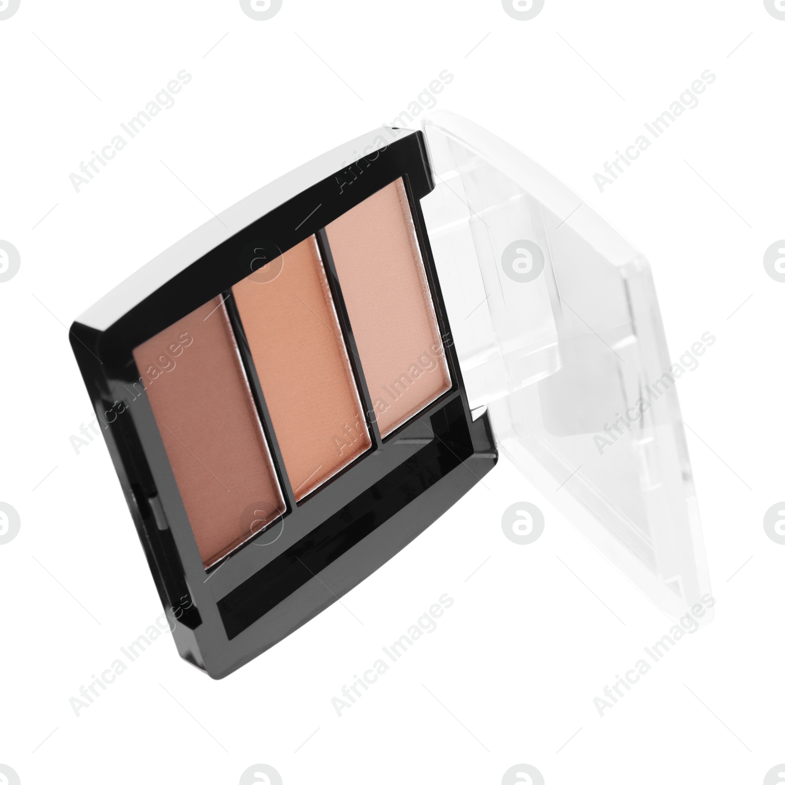 Photo of One beautiful eyebrow palette isolated on white