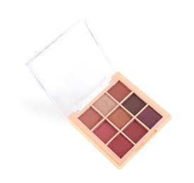 Photo of One beautiful eyeshadow palette isolated on white