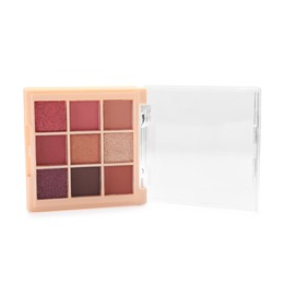 Photo of One beautiful eyeshadow palette isolated on white