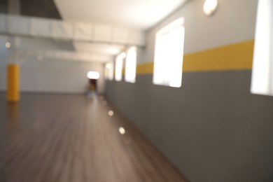 Photo of Blurred view of beautiful empty large studio