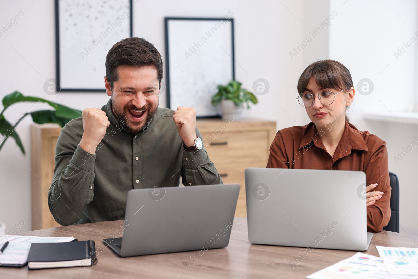 Photo of Woman feeling jealous of her colleague's success in office