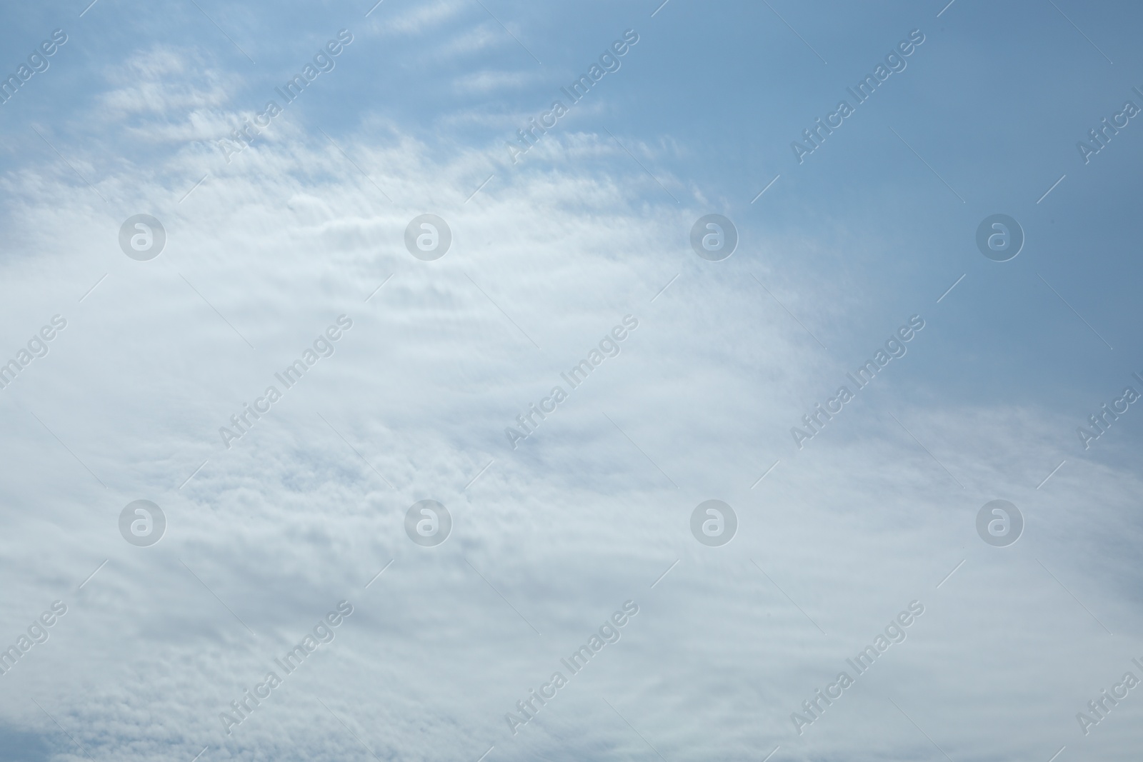 Photo of Light blue sky with fluffy clouds. Cloudy weather