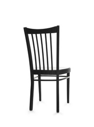 Photo of One stylish chair isolated on white. Used stuff
