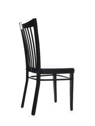 Photo of One stylish chair isolated on white. Used stuff