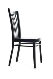 Photo of One stylish chair isolated on white. Used stuff