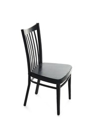 Photo of One stylish chair isolated on white. Used stuff