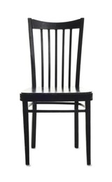 Photo of One stylish chair isolated on white. Used stuff