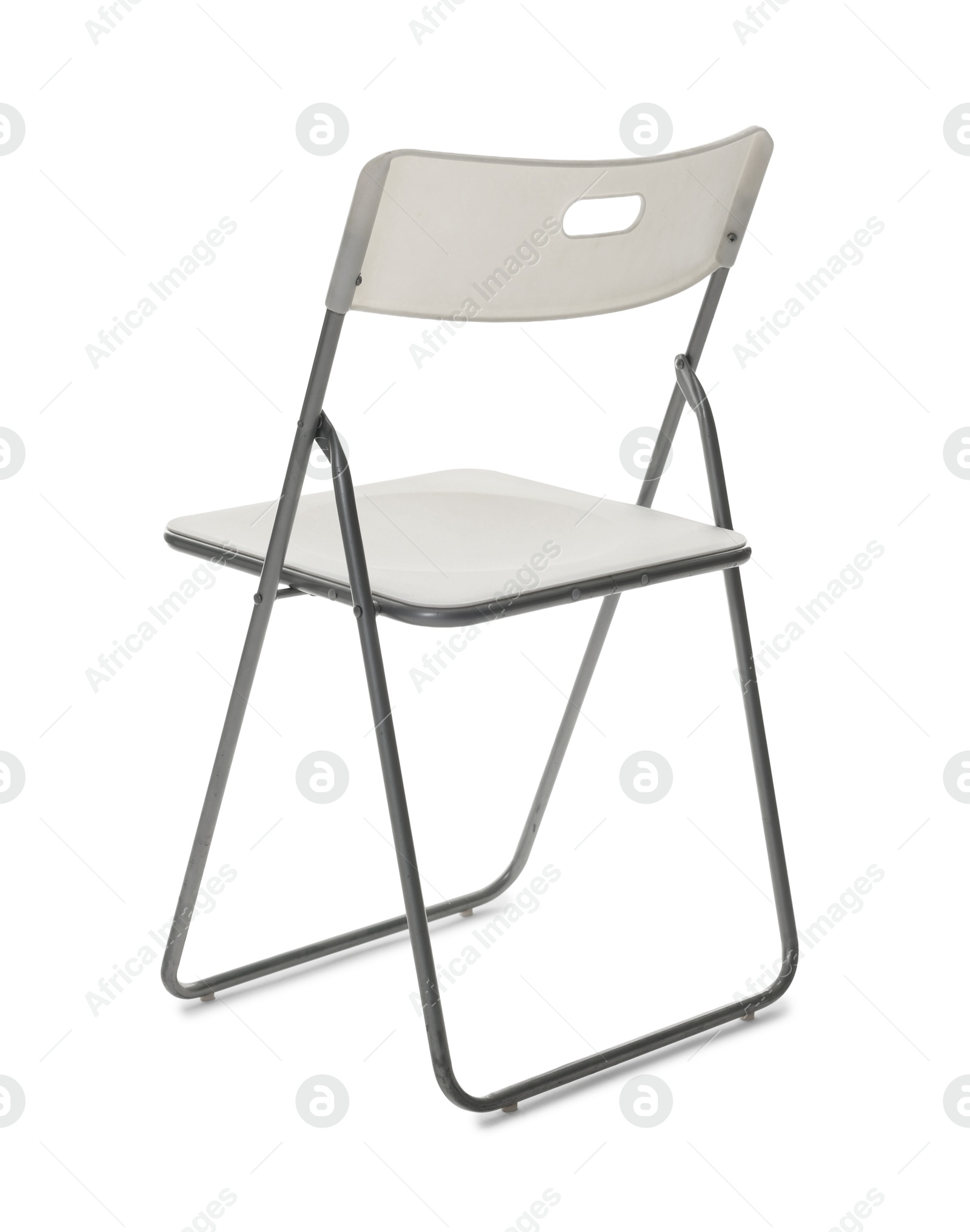 Photo of Stylish chair isolated on white. Used stuff