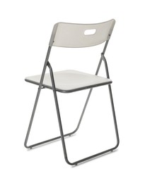 Photo of Stylish chair isolated on white. Used stuff