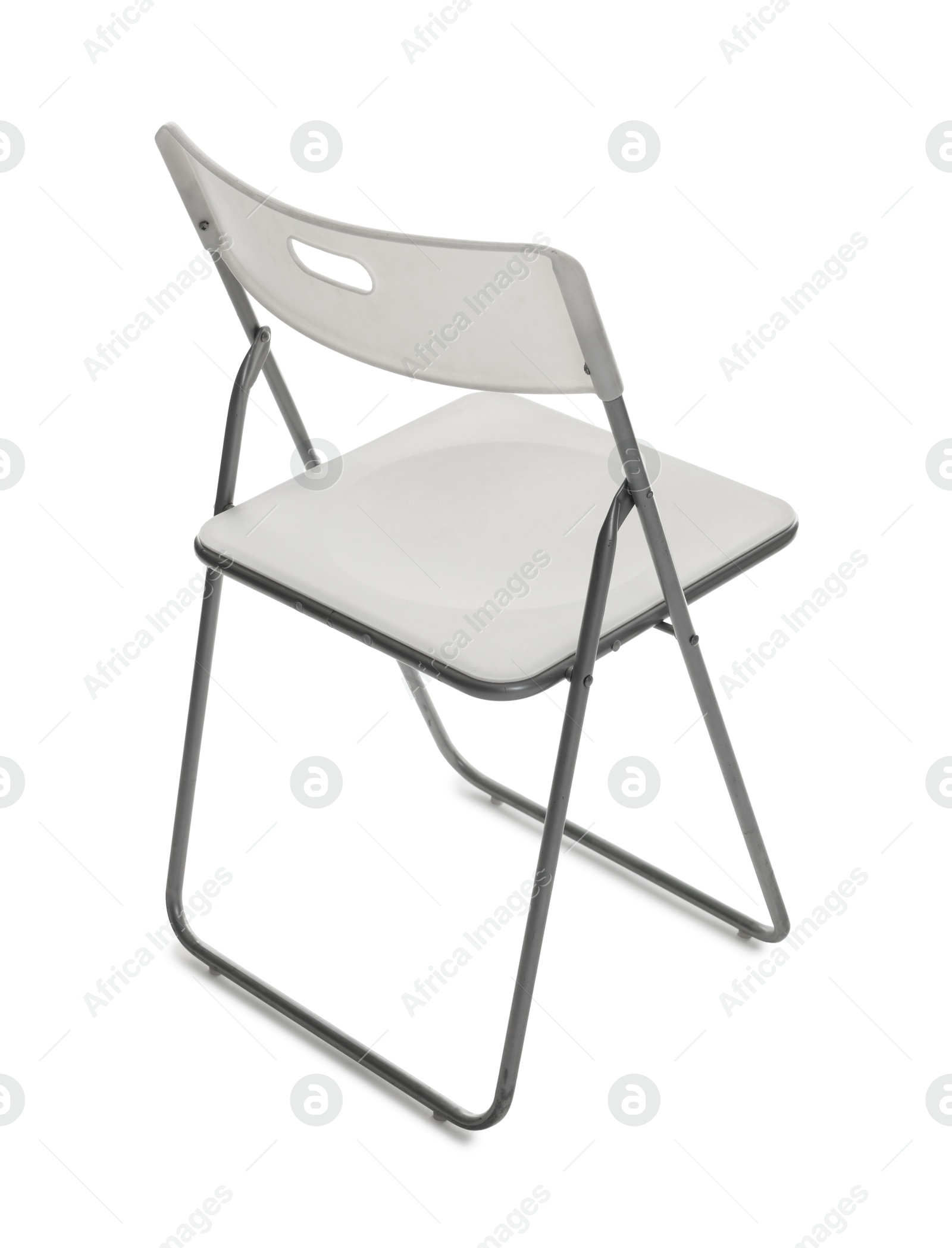 Photo of Stylish chair isolated on white. Used stuff