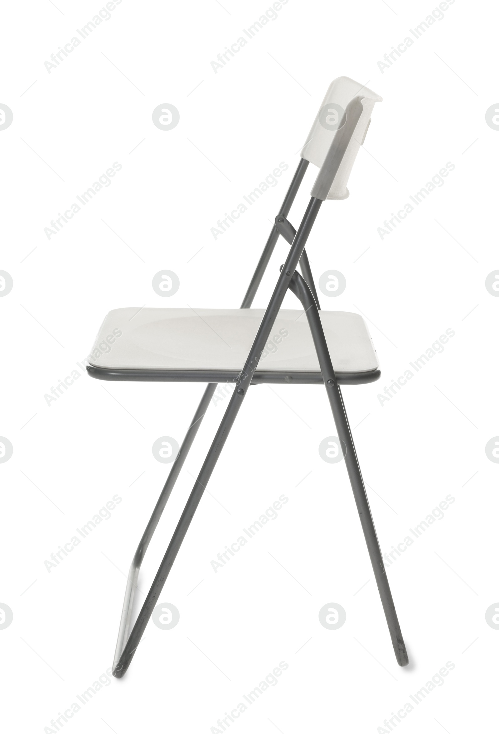 Photo of Stylish chair isolated on white. Used stuff