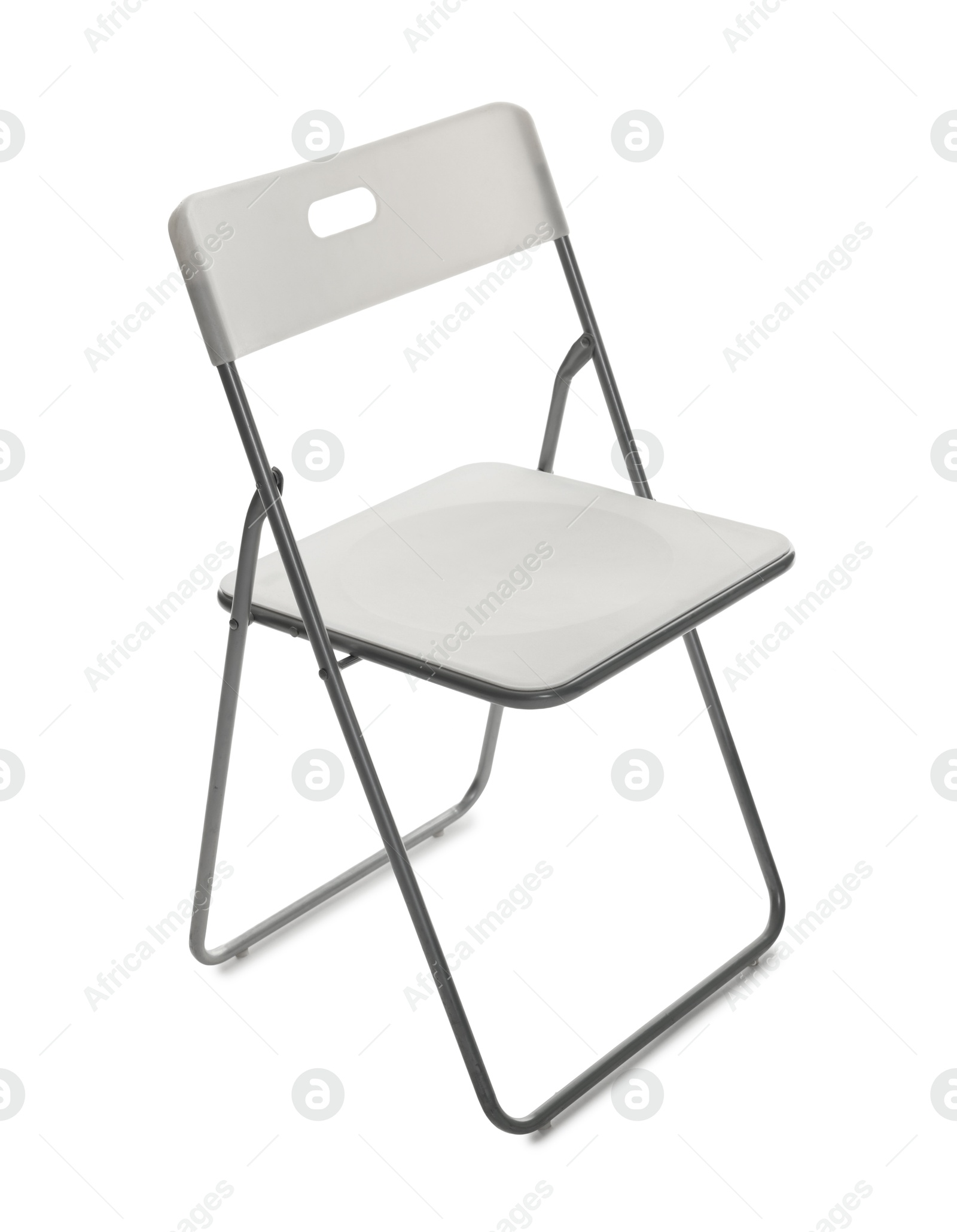 Photo of Stylish chair isolated on white. Used stuff