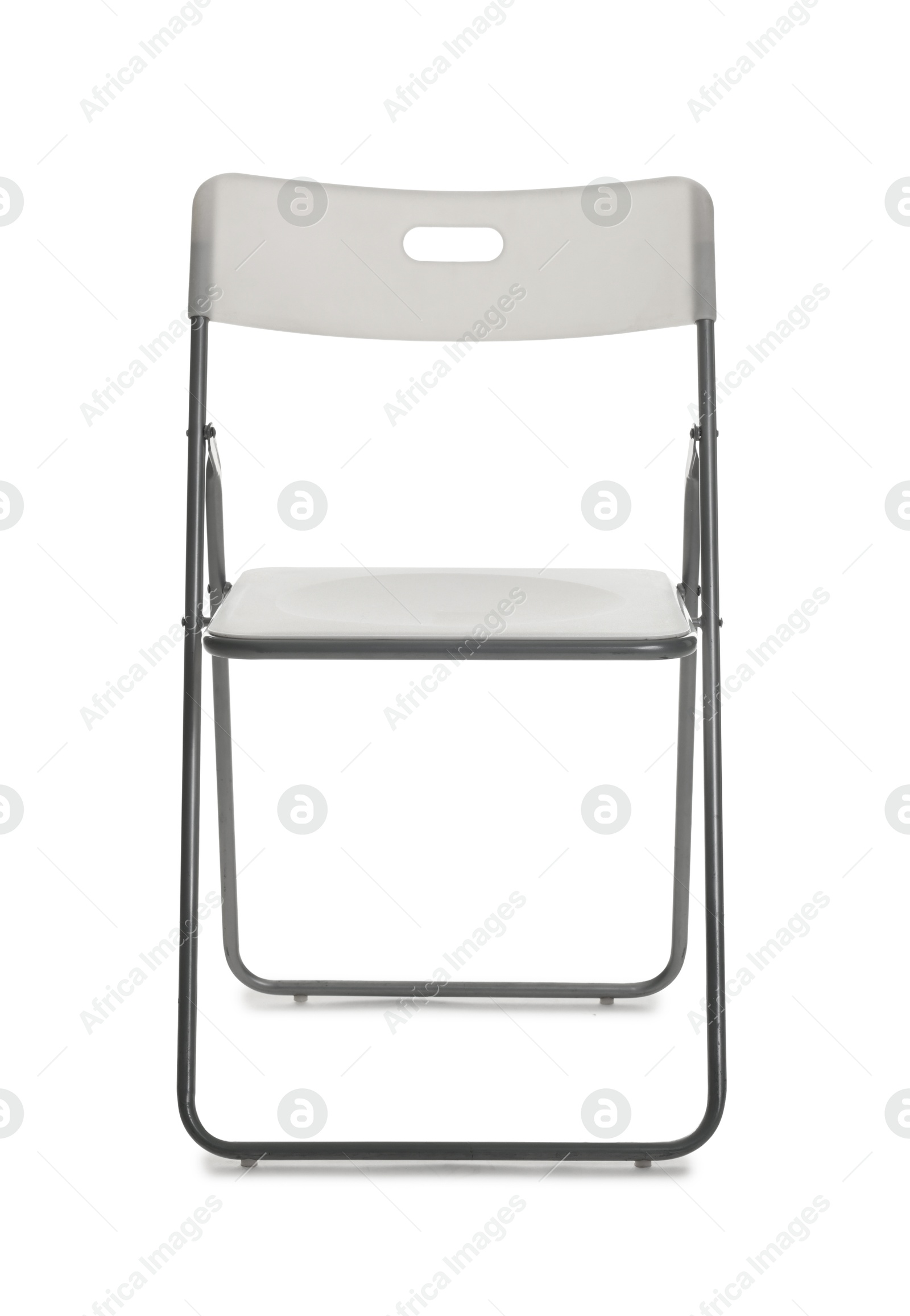 Photo of Stylish chair isolated on white. Used stuff