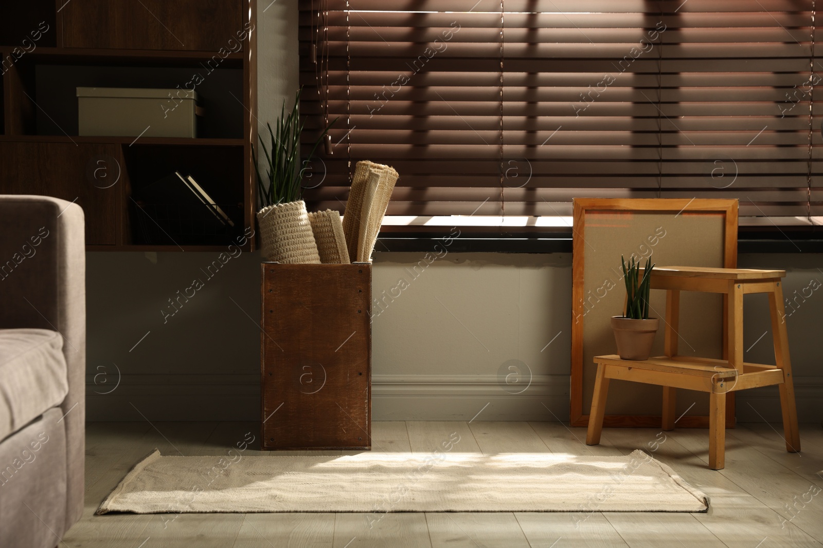 Photo of Many different used stuff near window indoors