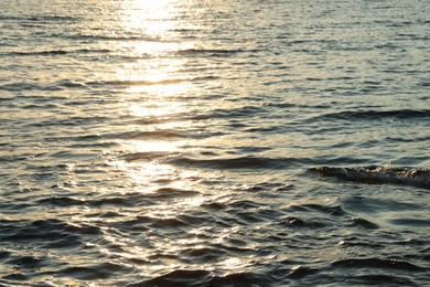 Photo of Beautiful wavy sea outdoors on sunny day