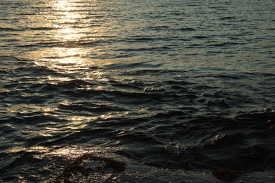 Photo of Beautiful wavy sea outdoors on sunny day