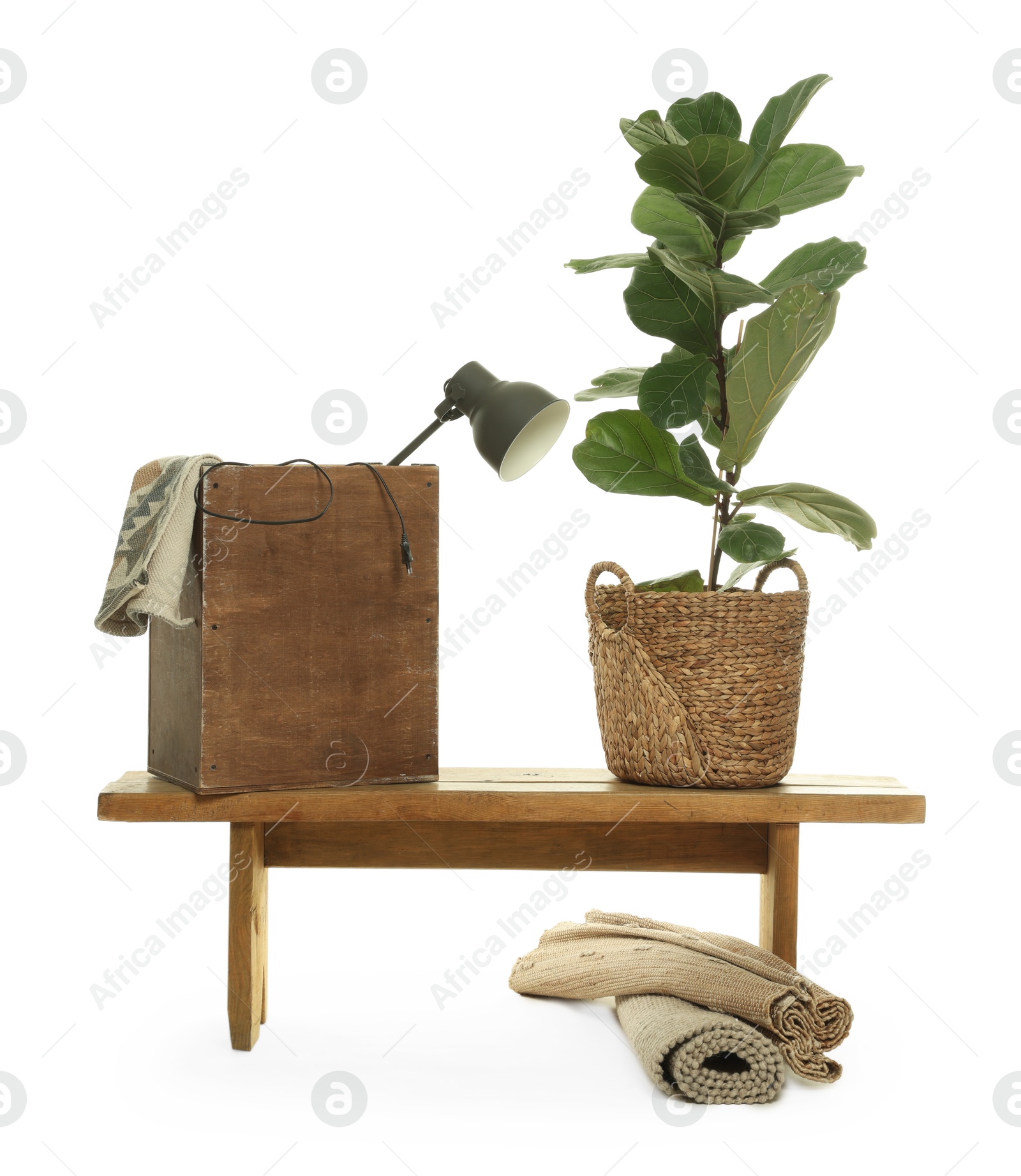 Photo of Many different used stuff isolated on white