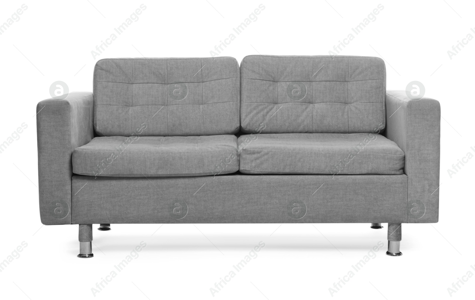 Soft sofa isolated on white. Used stuff Photo of Soft sofa isolated on white. Used stuff