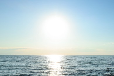 Photo of Beautiful wavy sea and sky on sunny day