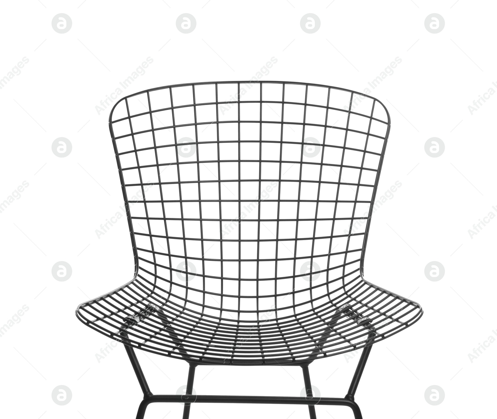 Photo of Stylish chair isolated on white. Used stuff